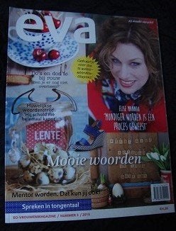Tijdschrift EVA MAART 2005 en nr. 3 van 2015, Ophalen of Verzenden, Zo goed als nieuw