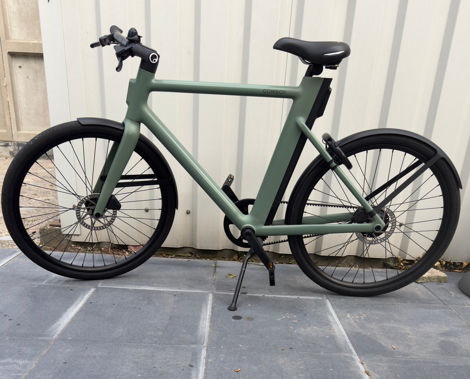 cowboy fiets C4, Zo goed als nieuw, Schijfrem, 53 tot 57 cm, Ophalen
