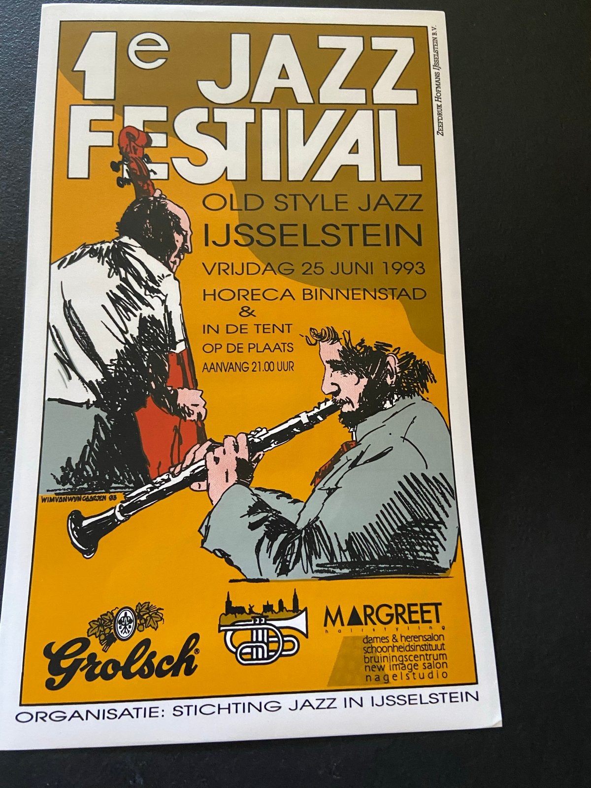 Collectie Oude Stijl Jazz Festival IJsselstein Posters, Verzamelen, A4 of kleiner, Ophalen of Verzenden, Muziek, Rechthoekig Staand