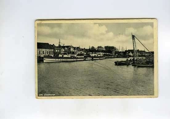 kaart-URK-haven, Ophalen of Verzenden, Flevoland