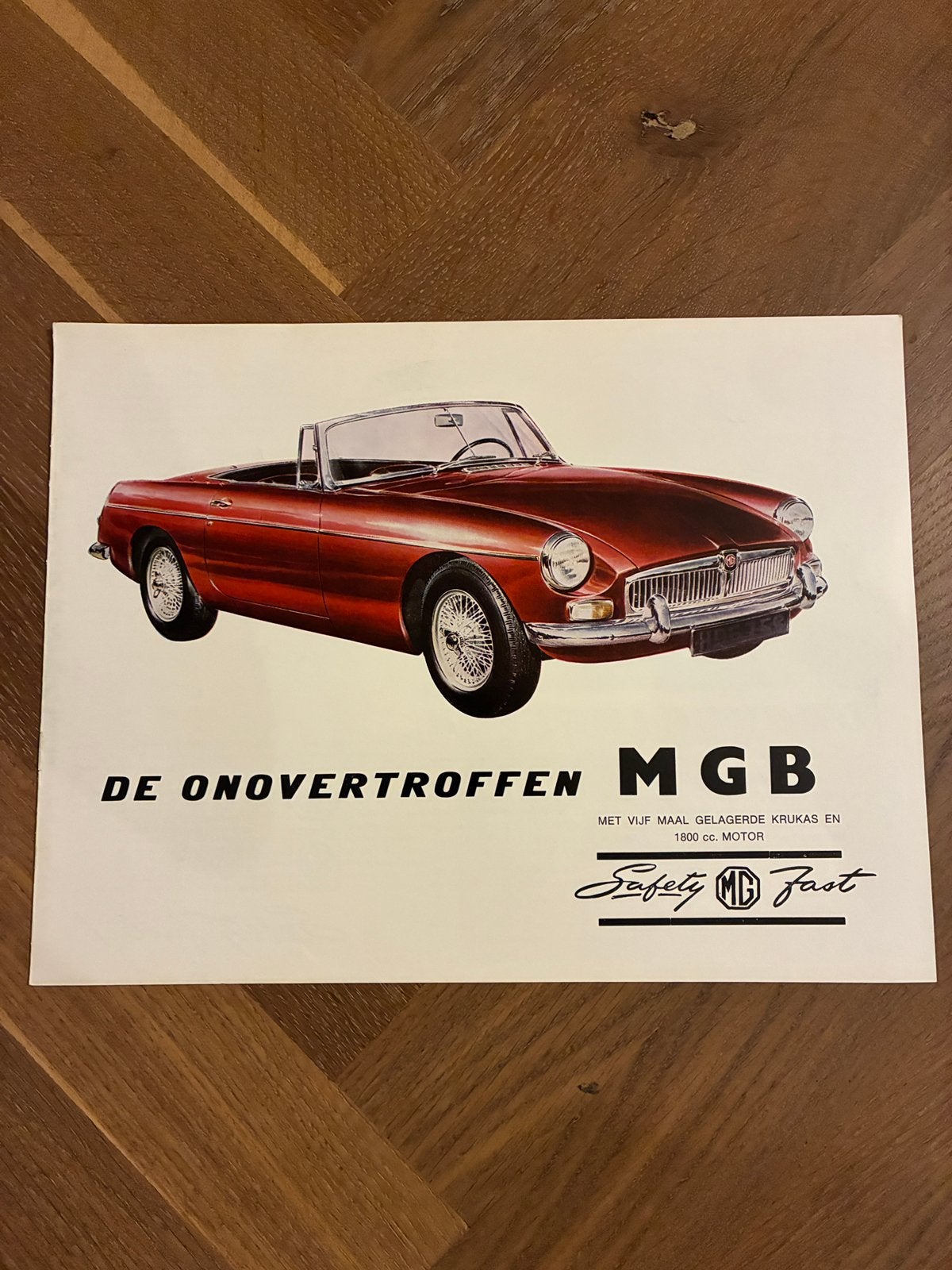 MG B MGB brochure, Verzenden, Zo goed als nieuw, Overige merken