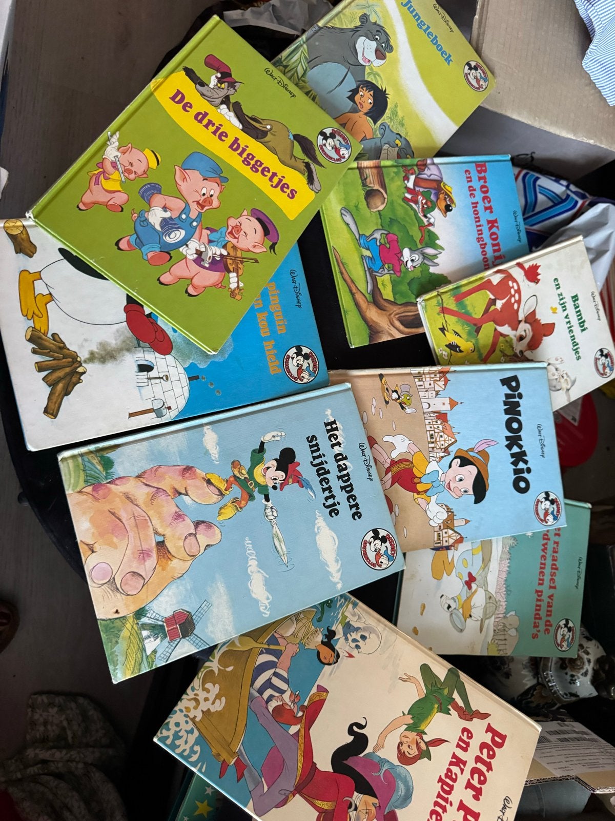 9 Originele Disney Boekenclub Hardcover Boeken (1978-1987), Ophalen of Verzenden, Gelezen, Sprookjes