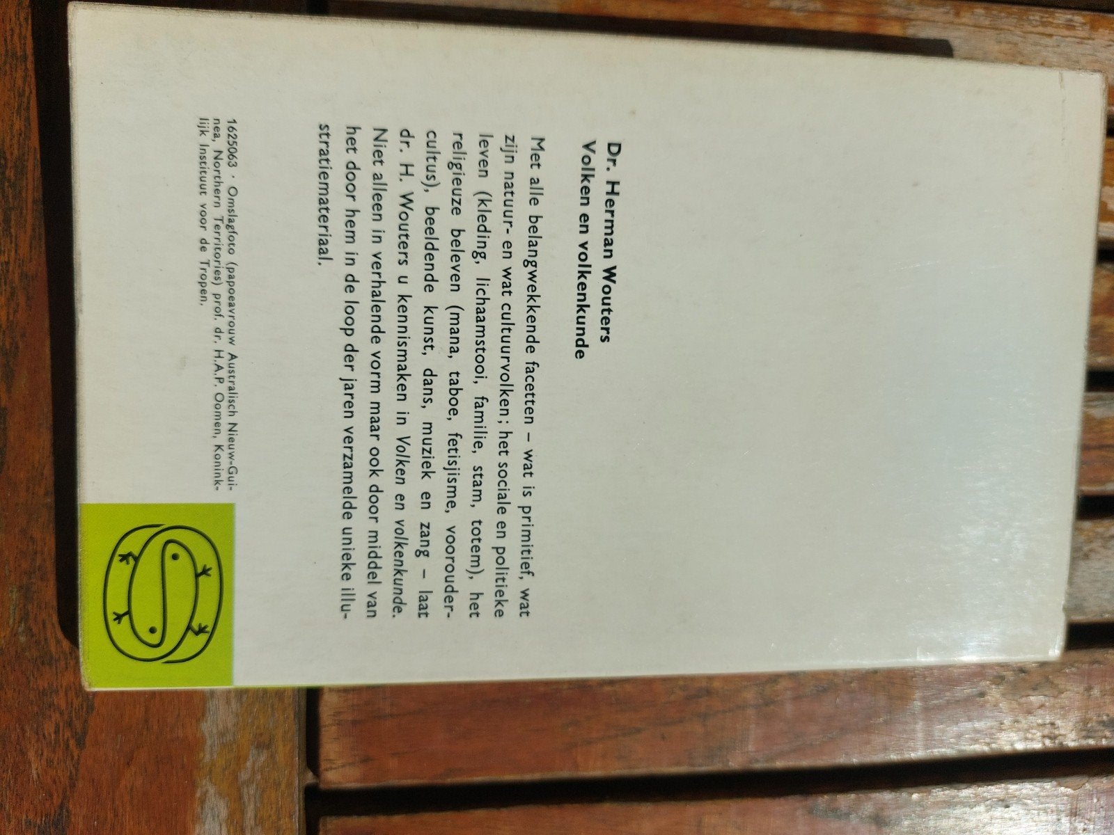 Volken en Volkenkunde - Dr. Herman Wouters (1963), Boeken, Ophalen of Verzenden, Gelezen, Dr. Herman Wouters, Nederland