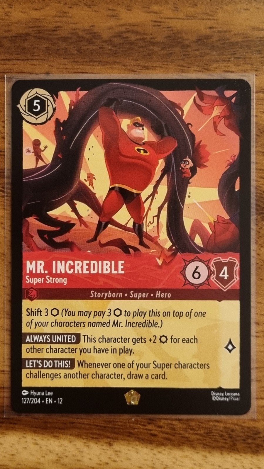 Lorcana 12WIL, Mr. Incredible - Super Strong 127/204 EN, Verzamelen, Disney, Ophalen of Verzenden