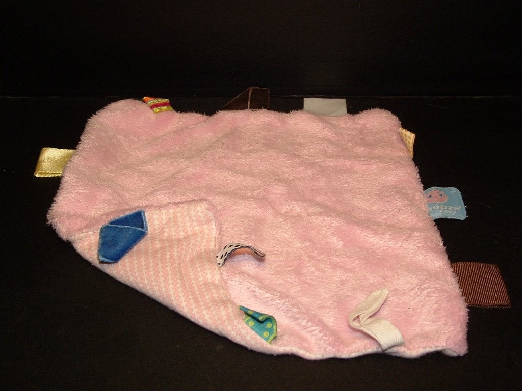 SNOOZEBABY KNUFFELDOEK VELOURS LICHTROZE MET TRICOT, Verzenden, Nieuw, Overige typen