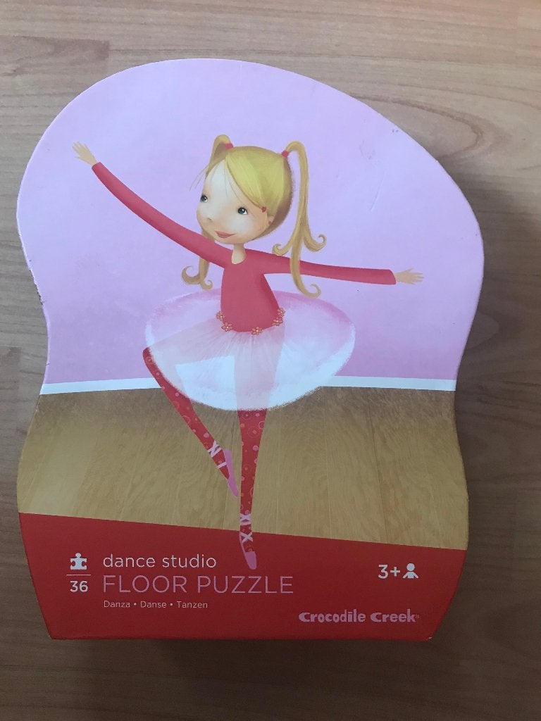 Vloerpuzzel dance studio, merk Crocodile creek, Ophalen of Verzenden, 10 tot 50 stukjes, Nieuw, 2 tot 4 jaar