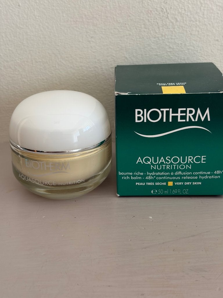 Biotherm aquasource  Nutrition dagcrème zeer droge huid 50ml, Ophalen of Verzenden, Nieuw, Gehele gezicht, Verzorging