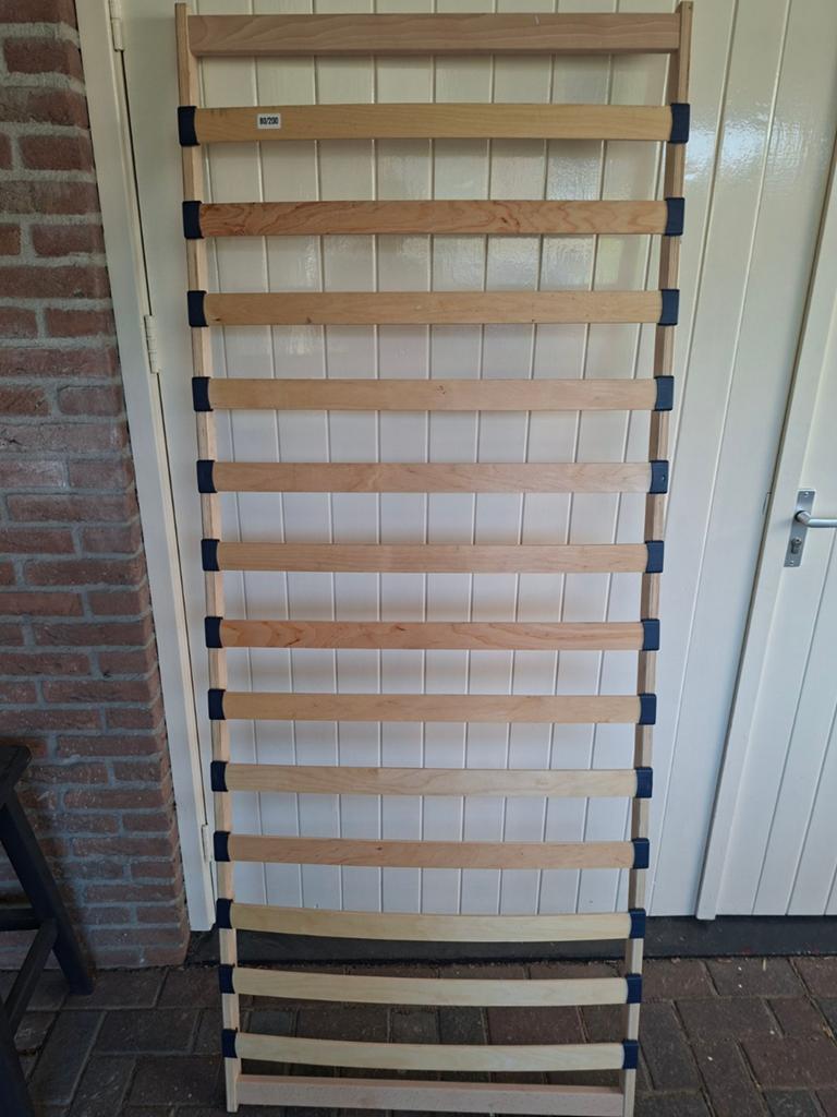 Lattenbodem 80x200 cm - prima staat, Huis en Inrichting, Ophalen, Gebruikt, Eenpersoons, 80 cm