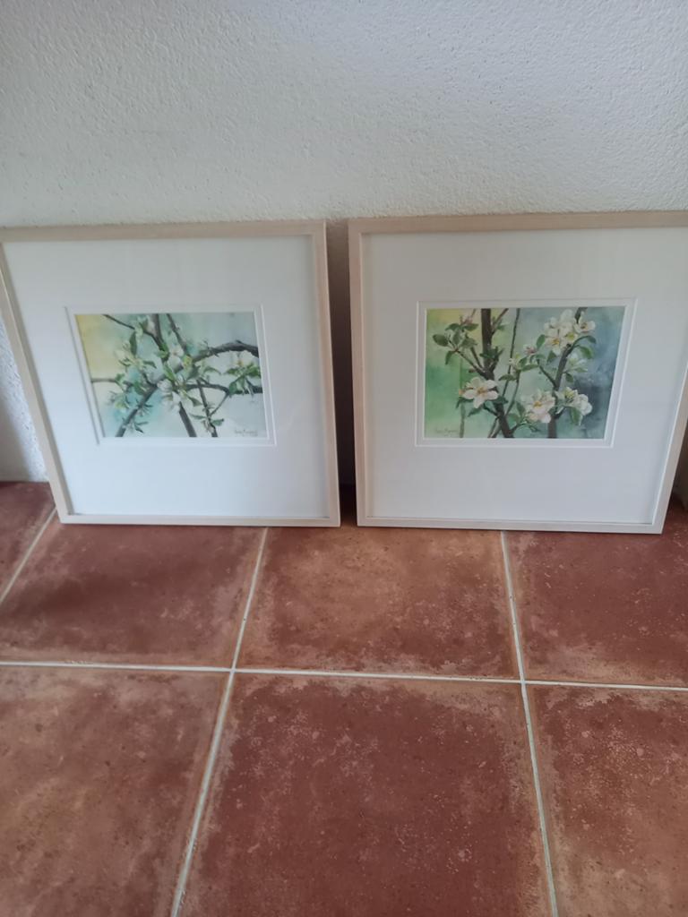 2 kunstwerken van  Tineke Baqhuis, Antiek en Kunst, Ophalen of Verzenden
