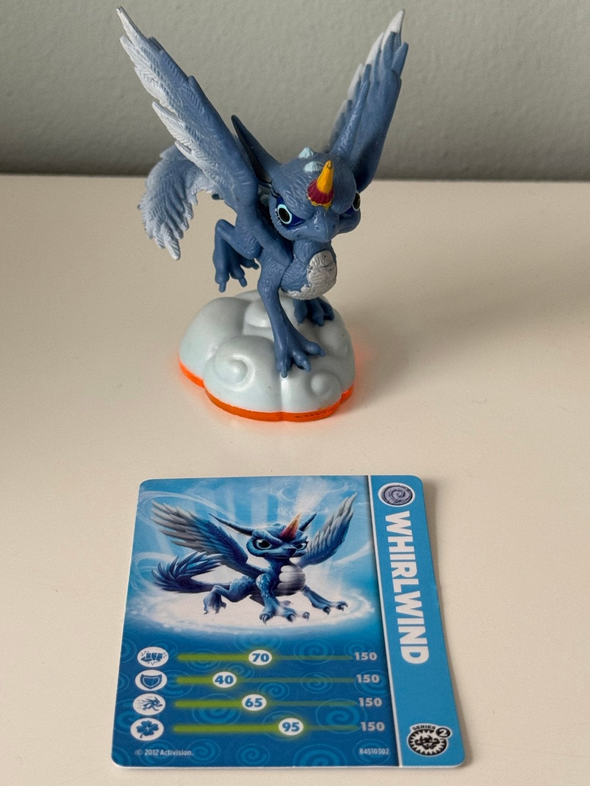 Skylanders Giants Whirlwind met kaartje, Avontuur en Actie, Gebruikt, 2 spelers, Ophalen of Verzenden