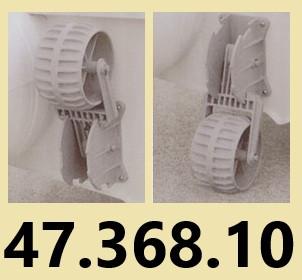 47.368.10 Opklapbare kunststof strandwielen 200 kg. € 125,95, Watersport en Boten, Ophalen of Verzenden, Nieuw, Overige typen