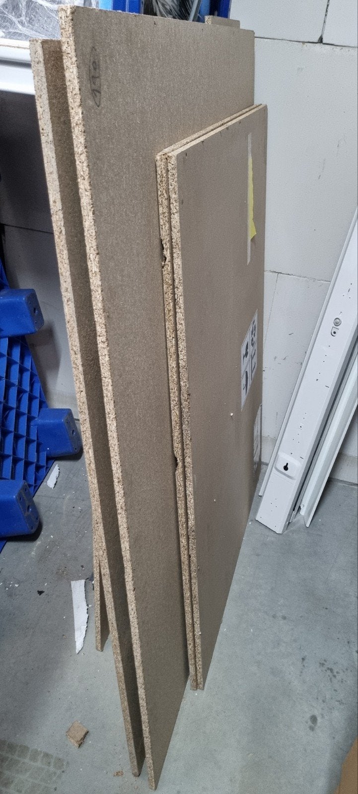 plaatmateriaal 18mm spaanplaat, Doe-het-zelf en Verbouw, Platen en Panelen, Ophalen, Gebruikt, Hout, Minder dan 20 mm