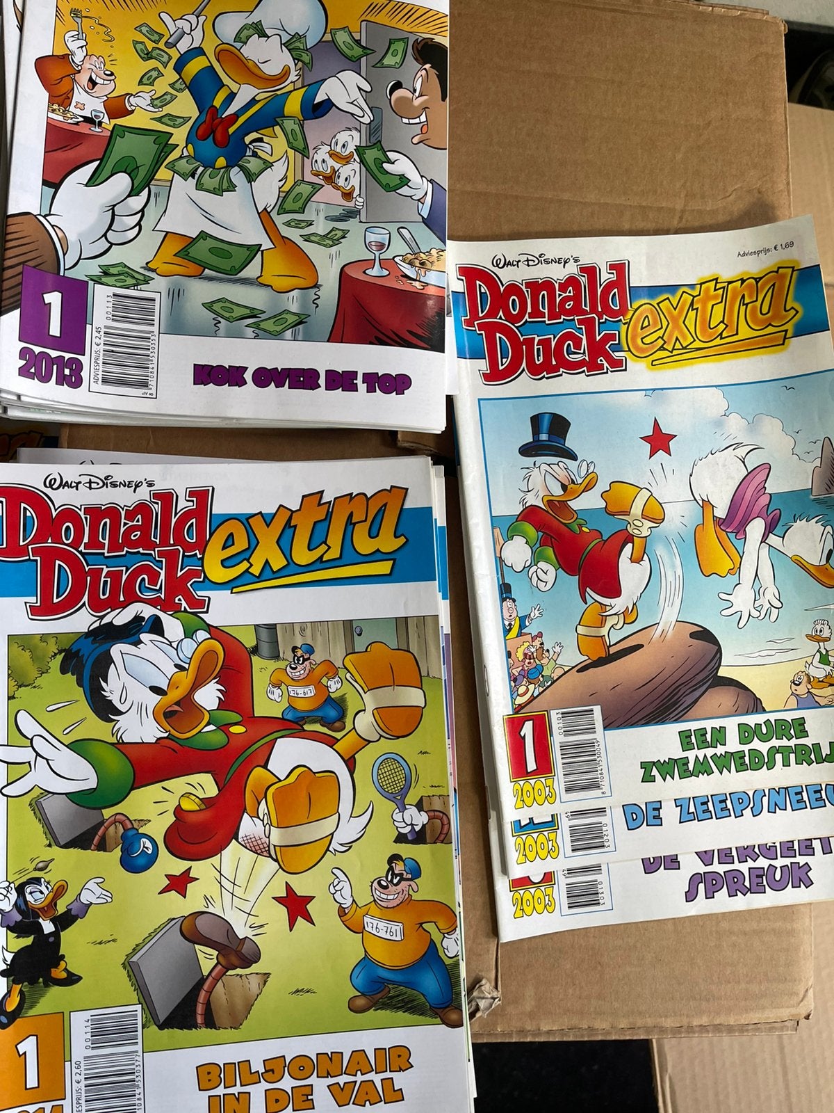 Donald Duck extra, Complete serie of reeks, Ophalen, Gelezen, Europa