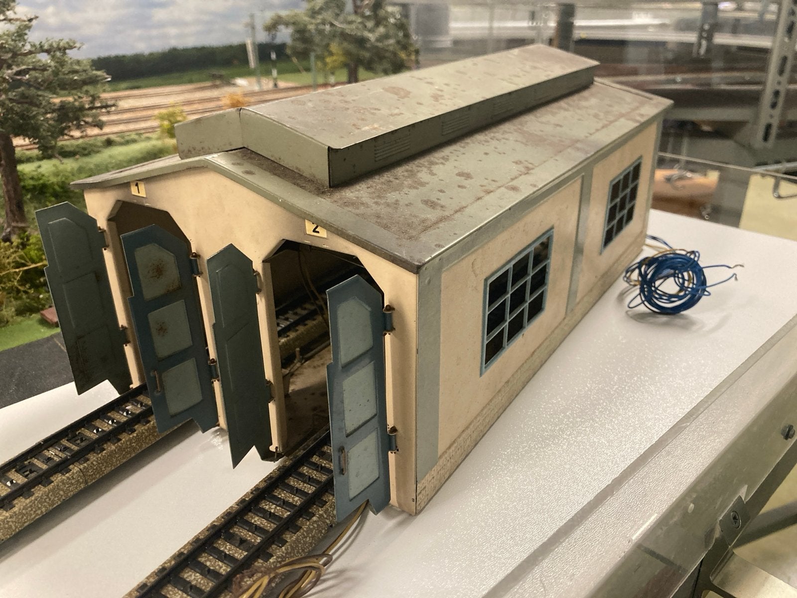 Märklin M locomotiefloods - in prima staat, Wisselstroom, Gebruikt, Brug, Tunnel of Gebouw, Ophalen of Verzenden