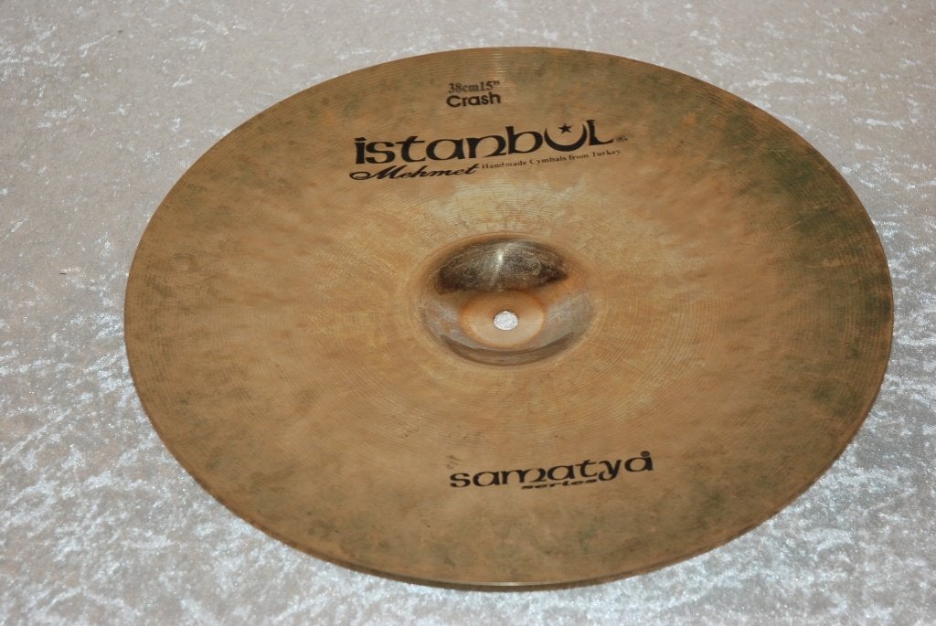 Istanbul Samataya Mehmet crash 879gr 15 inch  <26261333>, Muziek en Instrumenten, Instrumenten | Onderdelen, Gebruikt, ., Drums of Percussie