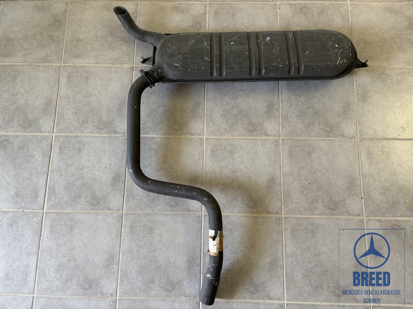 NOS einddemper voor Mercedes-Benz W124 T-model 200TD 250TD, Auto-onderdelen, Uitlaatsystemen, Ophalen, -, Nieuw, -