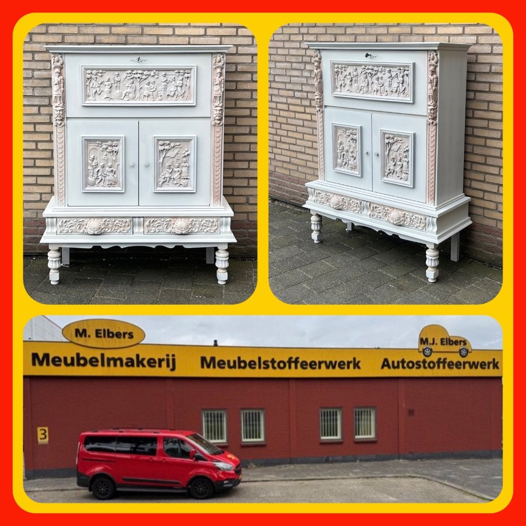 077. Mooie Oude kast uit Grootmoeders tijd, Ophalen, Gebruikt, 25 tot 50 cm