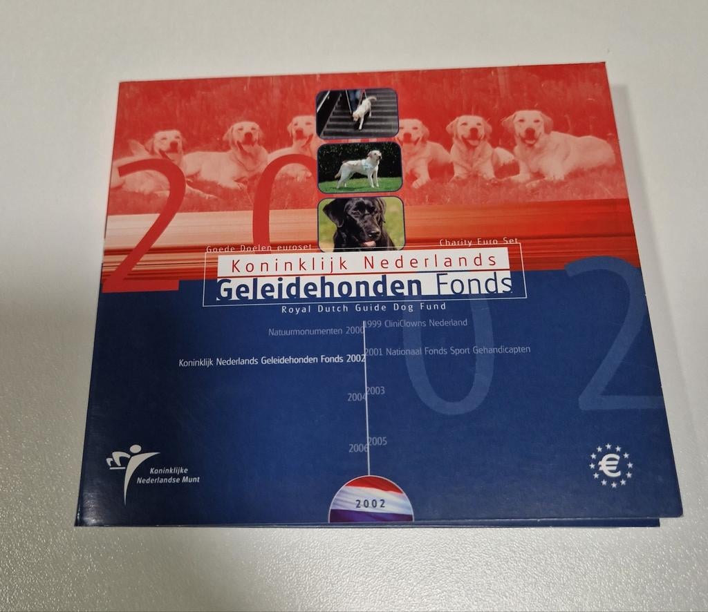 Jaarset Koninklijke Nederlandse Geleidehonden Fonds 2002, Ophalen of Verzenden, Setje