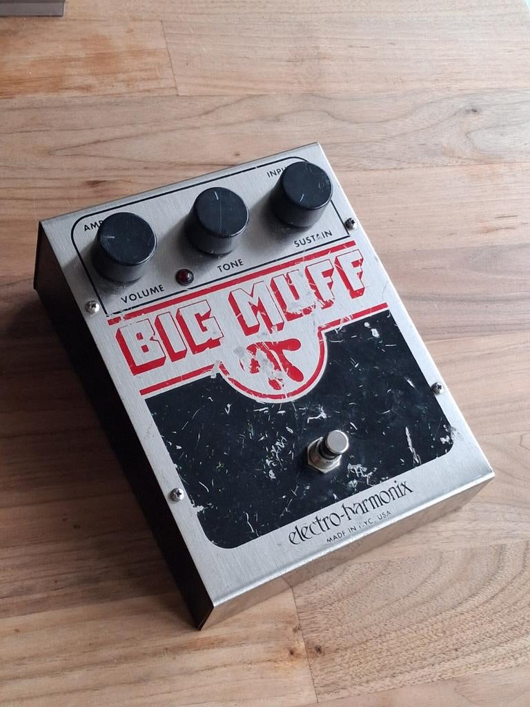 Electro-Harmonix Big Muff Pi Fuzz Pedaal - Vintage, Muziek en Instrumenten, Effecten, Ophalen of Verzenden, Gebruikt, Distortion, Overdrive of Fuzz
