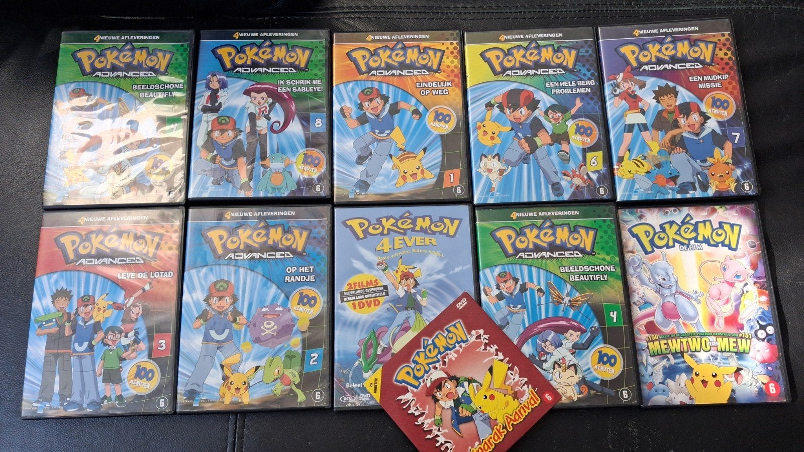 Pokémon DVD Collectie - 11 DVD's, Cd's en Dvd's, Alle leeftijden, Verzenden, Zo goed als nieuw, Europees