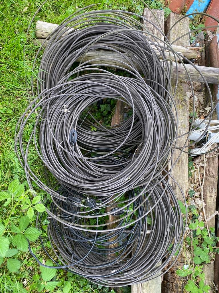 Grote partij gebruikte afrastering omheining paarden, Ophalen, Gebruikt, Kabel of Snoer