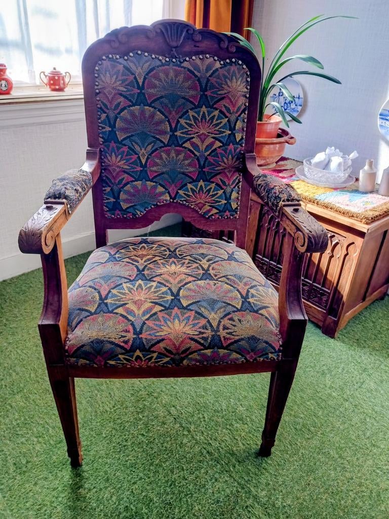 Stoel, Huis en Inrichting, Fauteuils, Ophalen, Gebruikt, Minder dan 75 cm, 50 tot 75 cm
