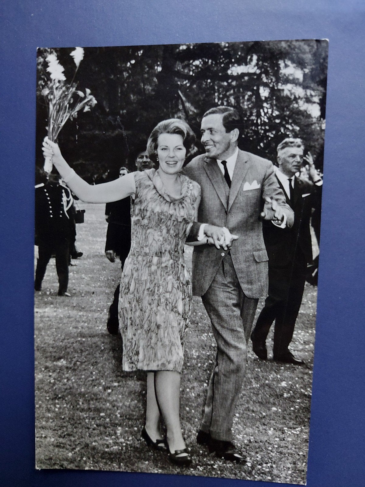 Prinses Beatrix en Claus van Amsberg - 28 juni 1965, Ophalen of Verzenden, 1960 tot 1980, Utrecht