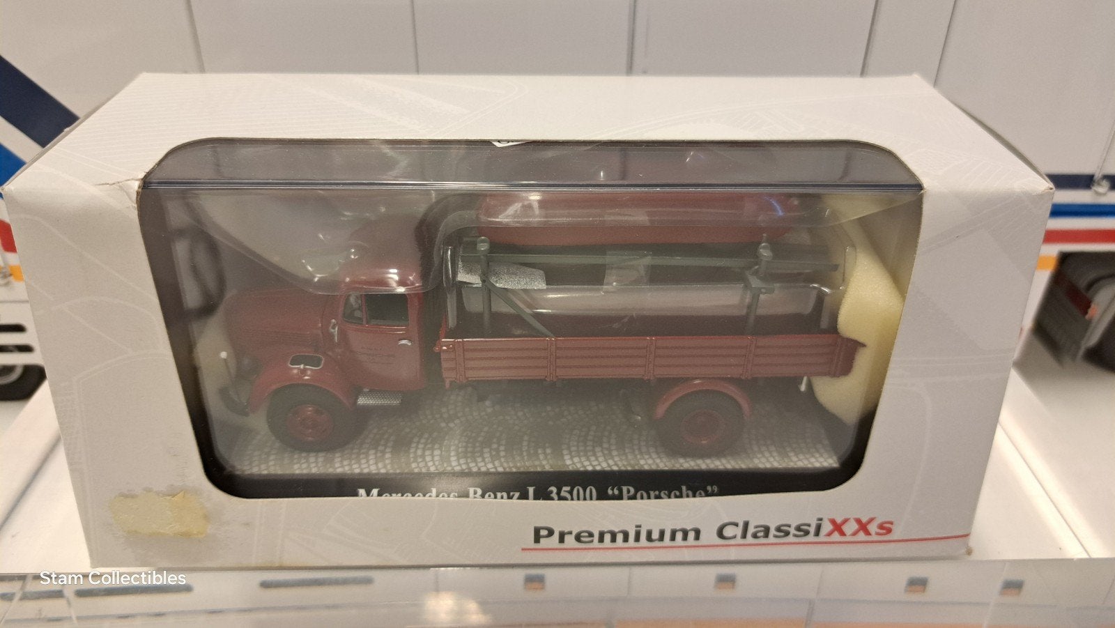 Premium Classixxs Mercedes-Benz L3500 "PORSCHE" Transporter, Overige merken, Auto, Ophalen of Verzenden, Zo goed als nieuw