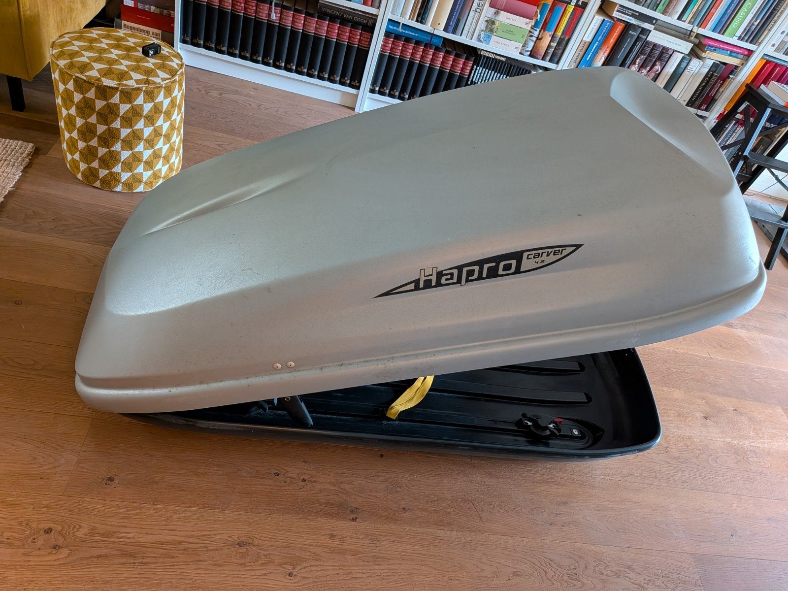 Te koop: Hapro dakkoffer 300l, Auto diversen, Dakkoffers, Ophalen, Gebruikt