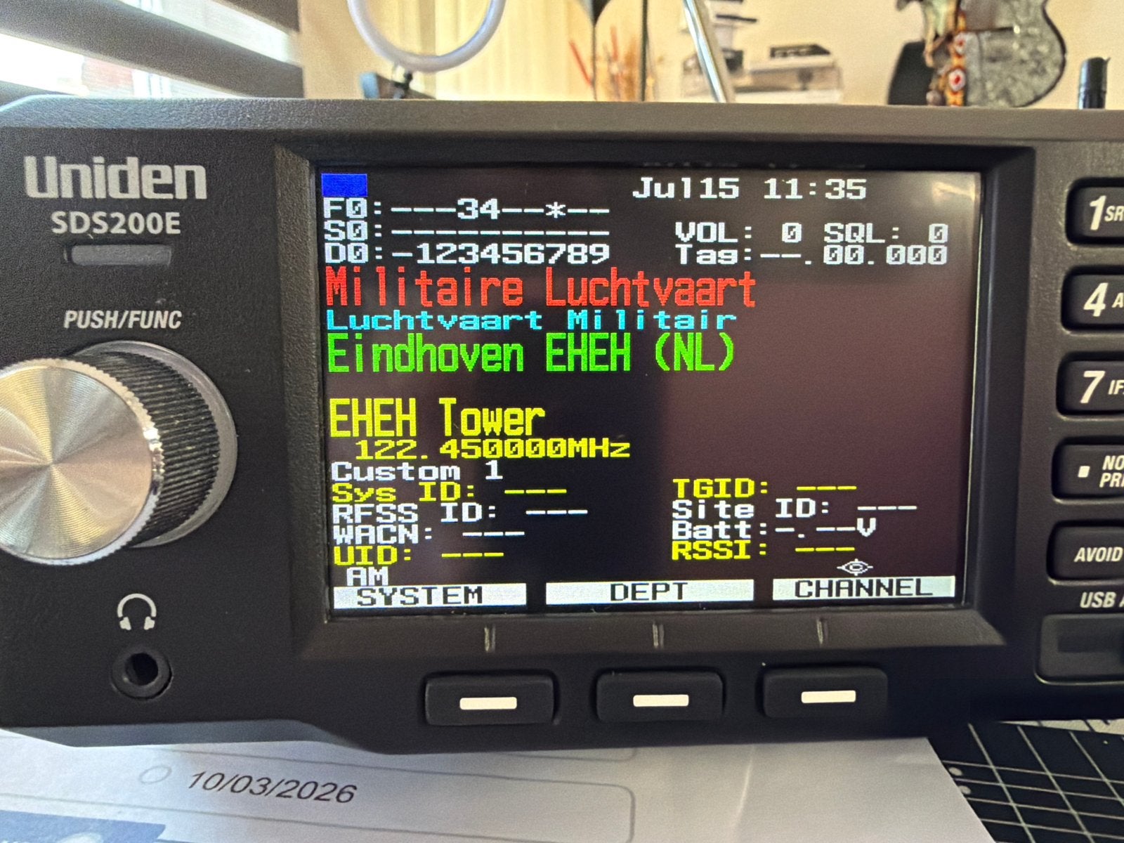 Uniden SDS-200E Scanner - Zeer Uitgebreid, Ophalen of Verzenden, Zo goed als nieuw, 500 kanalen of meer