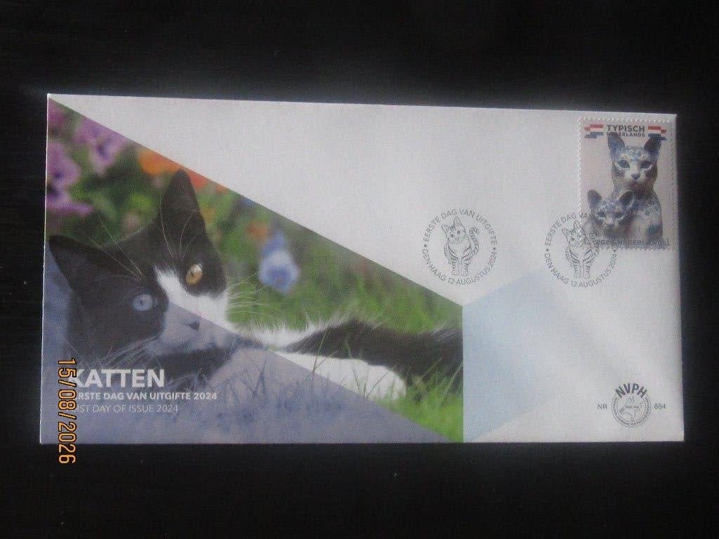 Nico Nederland FDC 884 Blanco 2024, Ophalen of Verzenden, Onbeschreven, Nederland