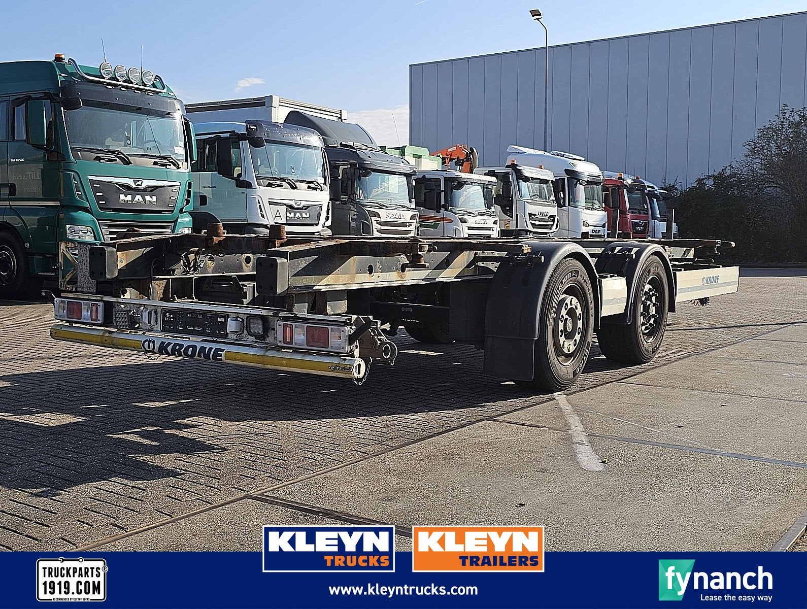 KRONE DC wechselaufbau tandem, Overige kleuren, Bedrijf, Aanhangers en Opleggers, Te koop