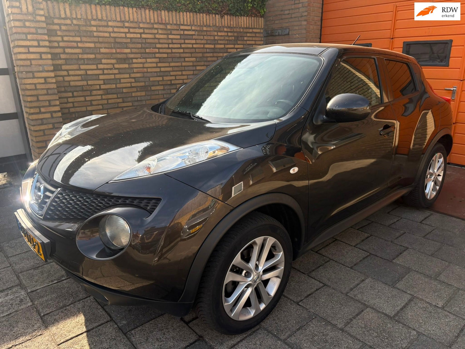 Nissan Juke 1.6 Acenta Eco (NAP), Auto's, Nissan, Voorwielaandrijving, Euro 5, Stof, Zwart