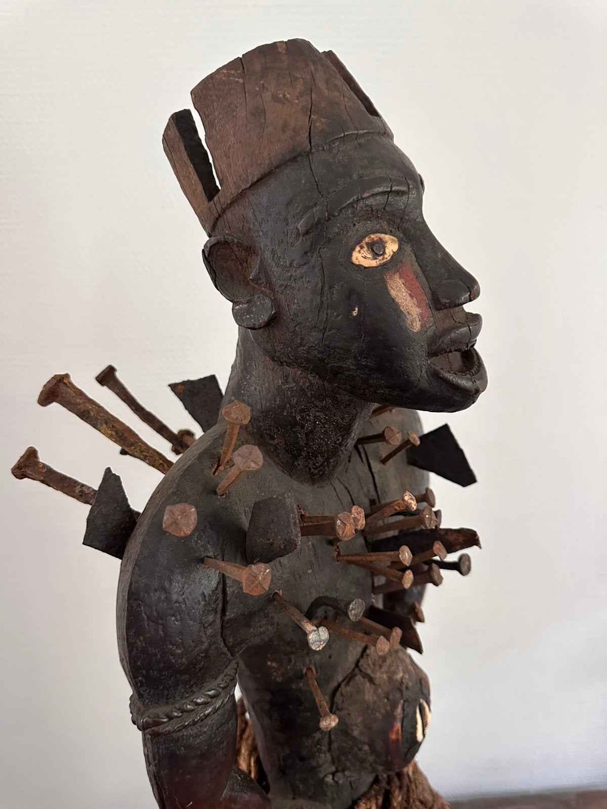 TOP Bakongo Nkisi Nkondi Yombe SHILANGO 1920 prive collectie, Ophalen of Verzenden