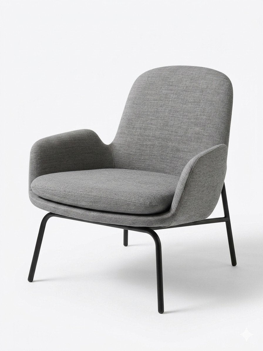 Normann Copenhagen Era Lounge Chair - Grijs, Ophalen, Zo goed als nieuw, 75 tot 100 cm