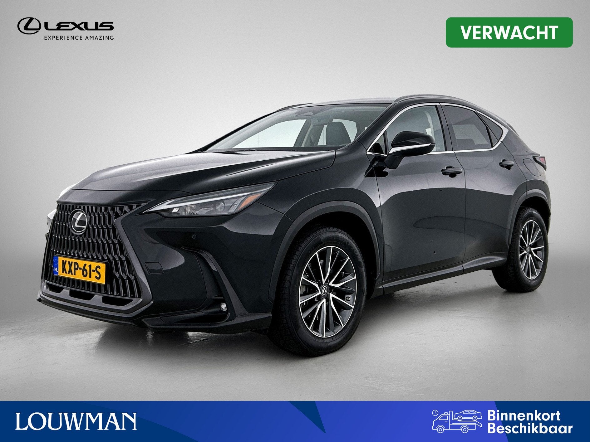 Lexus NX 450h+ AWD Luxury Line | Dealeronderhouden |, Auto's, Automaat, Gebruikt, Zwart, 4 cilinders