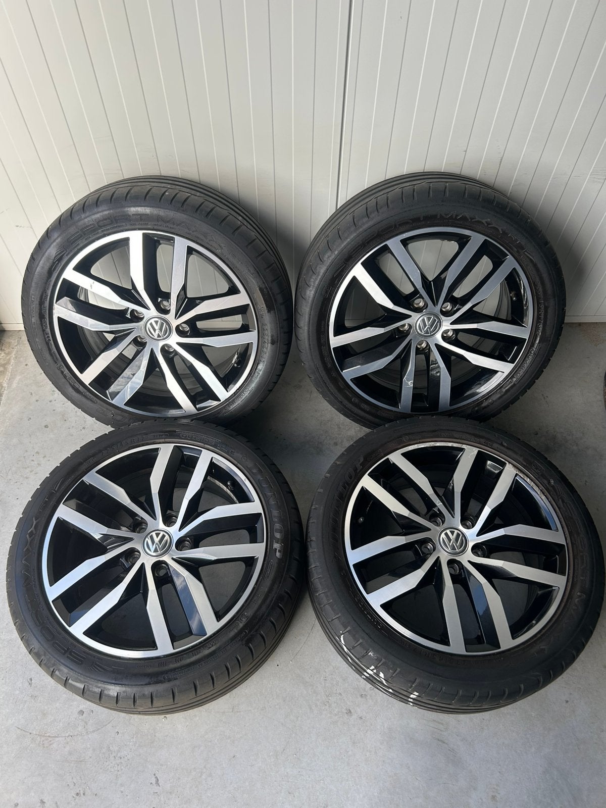 Originele Volkswagen Golf 6 7 Caddy Madrid 5x112 17 Inch Zom, Banden en Velgen, 17 inch, Ophalen of Verzenden, Personenwagen
