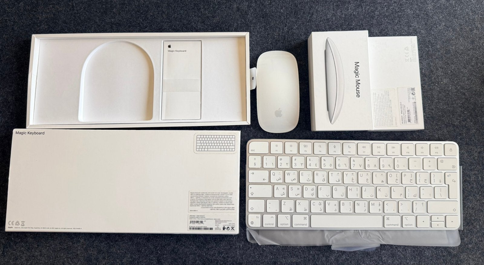 Apple Magic Mouse 2 & Mini Keyboard, Ophalen of Verzenden, Zo goed als nieuw