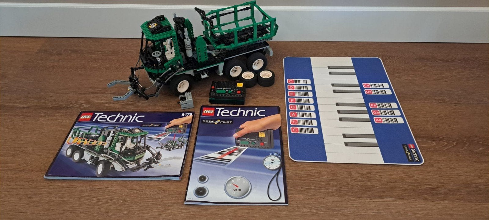 Lego Technic 8479 Truck Barcode Pilot, Kinderen en Baby's, Lego, Compleet, Ophalen of Verzenden, Zo goed als nieuw