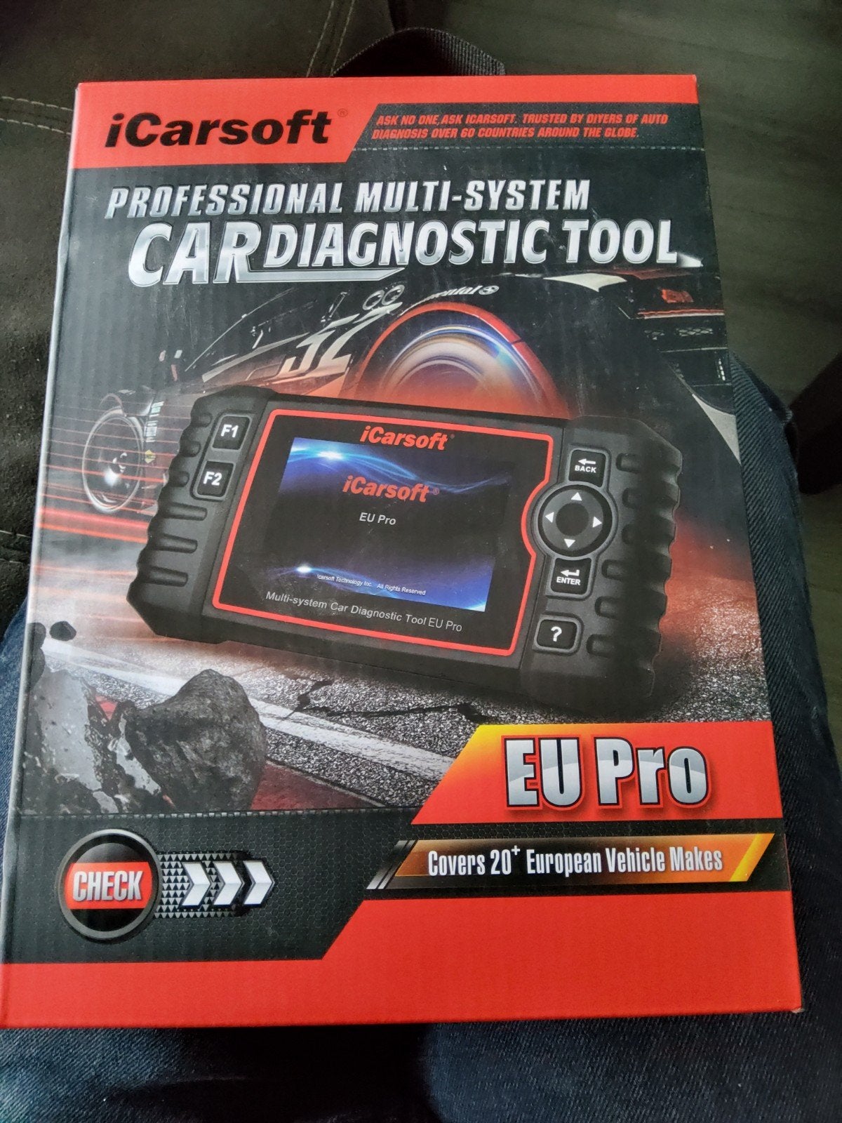 iCarsoft EU Pro diagnoseapparaat voor 22 automerken, Ophalen of Verzenden, Gebruikt