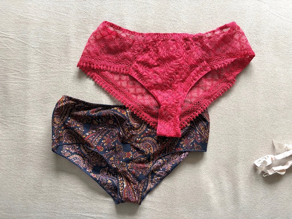 2x Louisa Bracq short / slip maat XL, Verzenden, Zwart, Slip