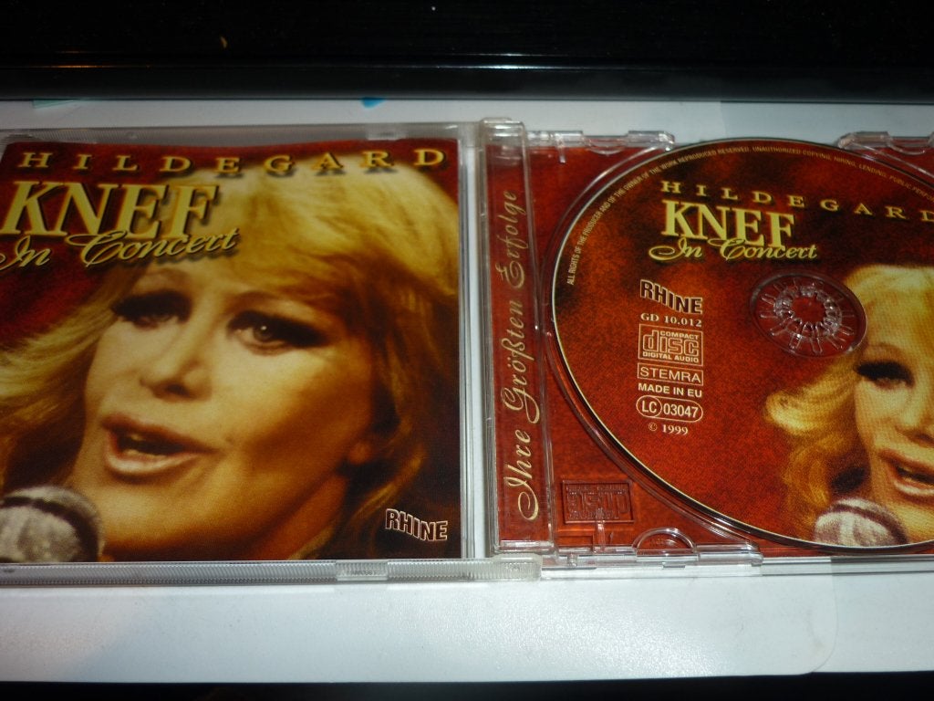 Hildegard Knef - In Concert CD - Schlager, Verzenden, Overige genres, Zo goed als nieuw, Live-album