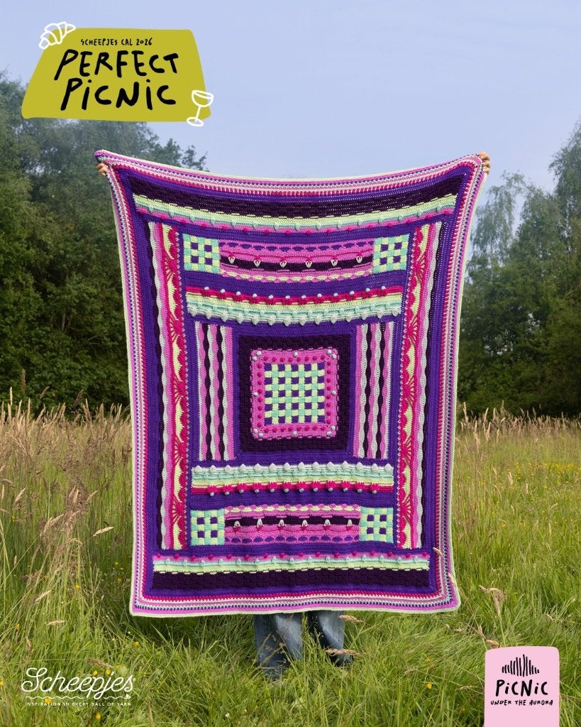 Scheepjes Perfect Picnic CAL2026 Colour Crafter Aurora, Breien of Haken, De Bondt, Ophalen of Verzenden, Service@bondt.com