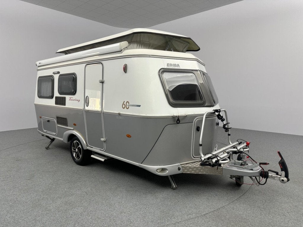 Eriba Touring Troll 530 GT Cassetteluifel Fietsendrager, Vast bed, 5 tot 6 meter, Eriba, Overige