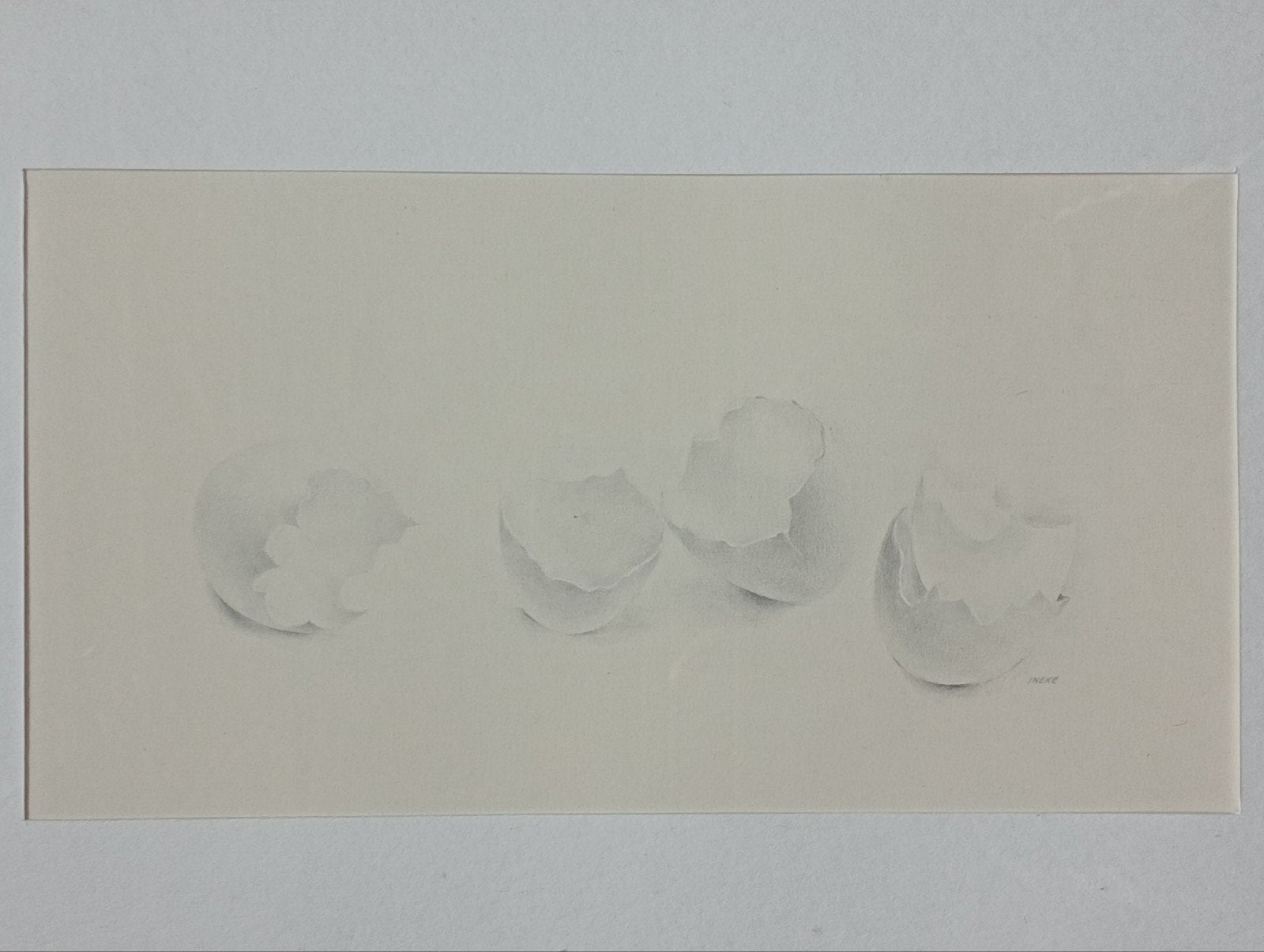 Ineke Watzema Andriesse tekening Eierschalen, Ophalen of Verzenden