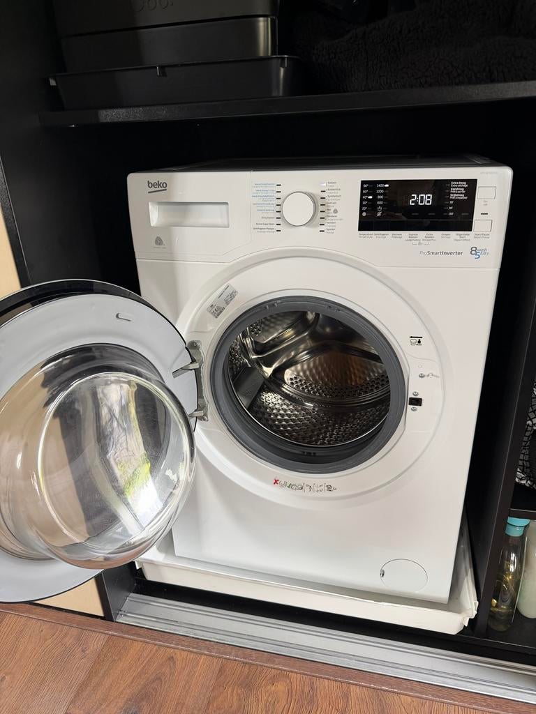 Beko ProSmartInverter was-droog combinatie 8kg/5kg perfect!, Witgoed en Apparatuur, 8 tot 10 kg, Ophalen, Zo goed als nieuw, 85 tot 90 cm
