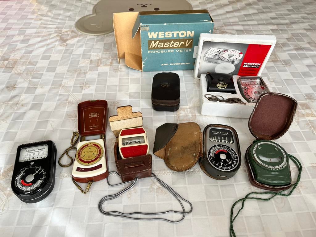 6x Belichtsmeter Weston Master, Zeiss Ikon, Audio, Tv en Foto, Fotocamera's Analoog, Ophalen of Verzenden, Zo goed als nieuw, Compact