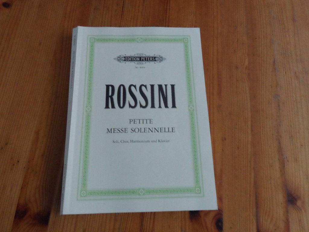 Rossini - messe solennelle, Klassiek, Ophalen of Verzenden, Artiest of Componist, Gebruikt