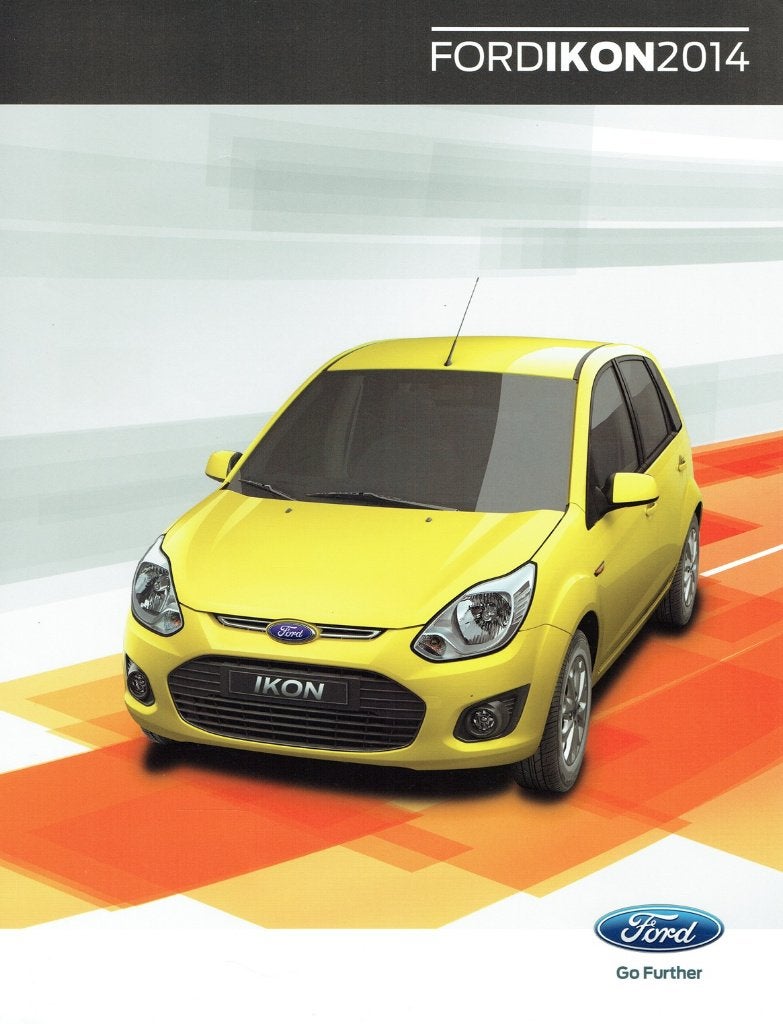 Folder Ford Ikon (uit Mexico - 2014), Verzenden, Gelezen, Ford