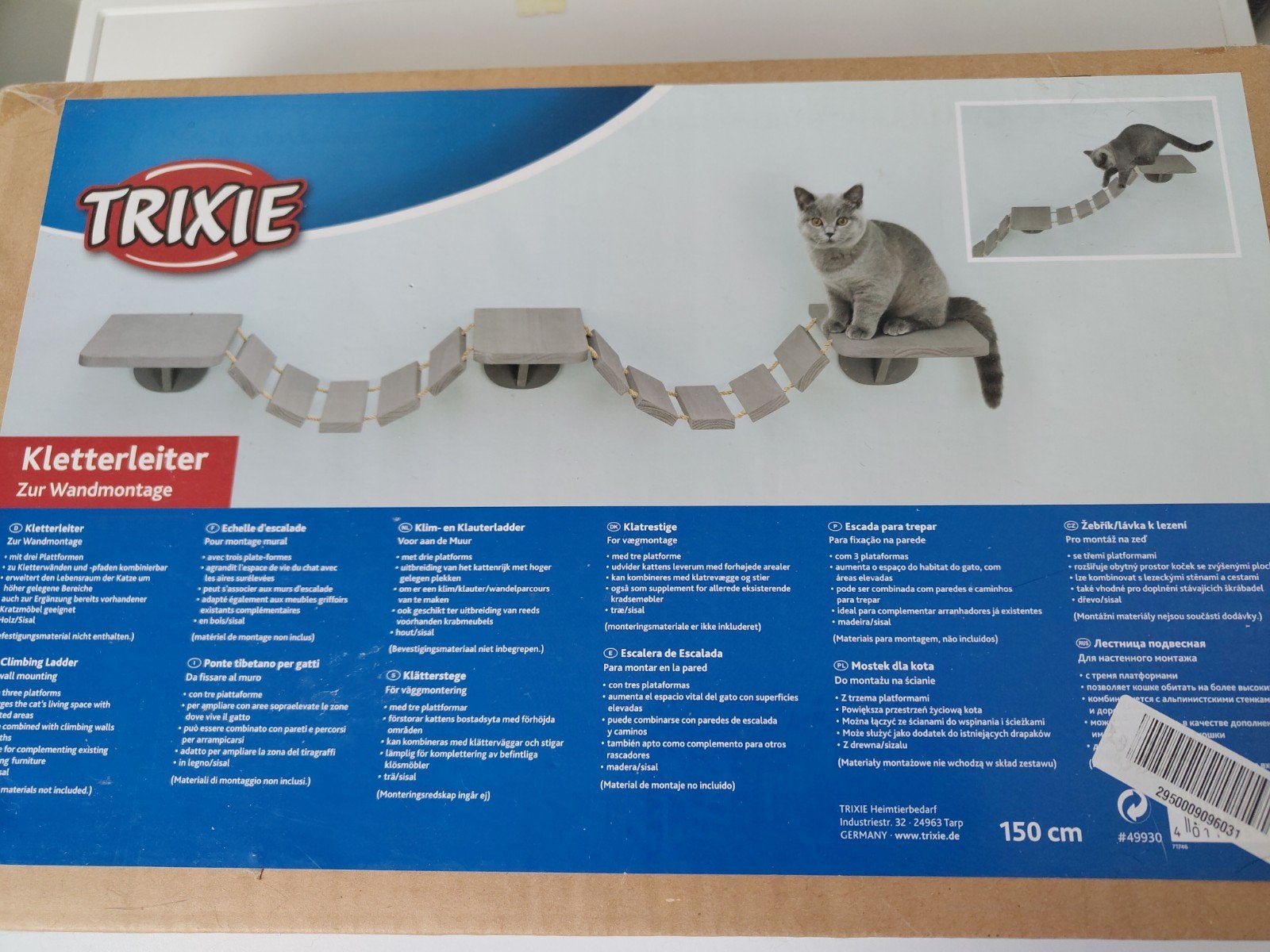 Klim ladder voor katten voor aan de muur, Verzenden, Nieuw